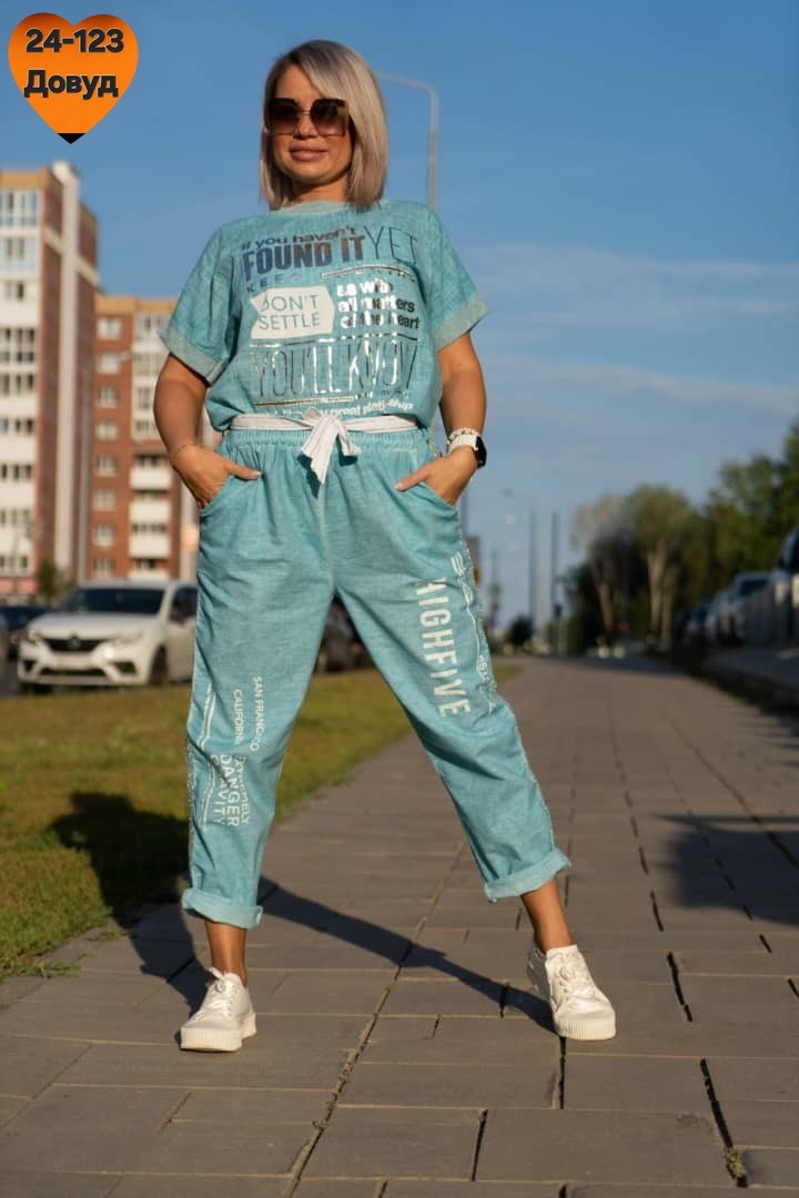 летние костюмы,комплект костюм,костюм трикотажный,костюм женский,костюм голубой