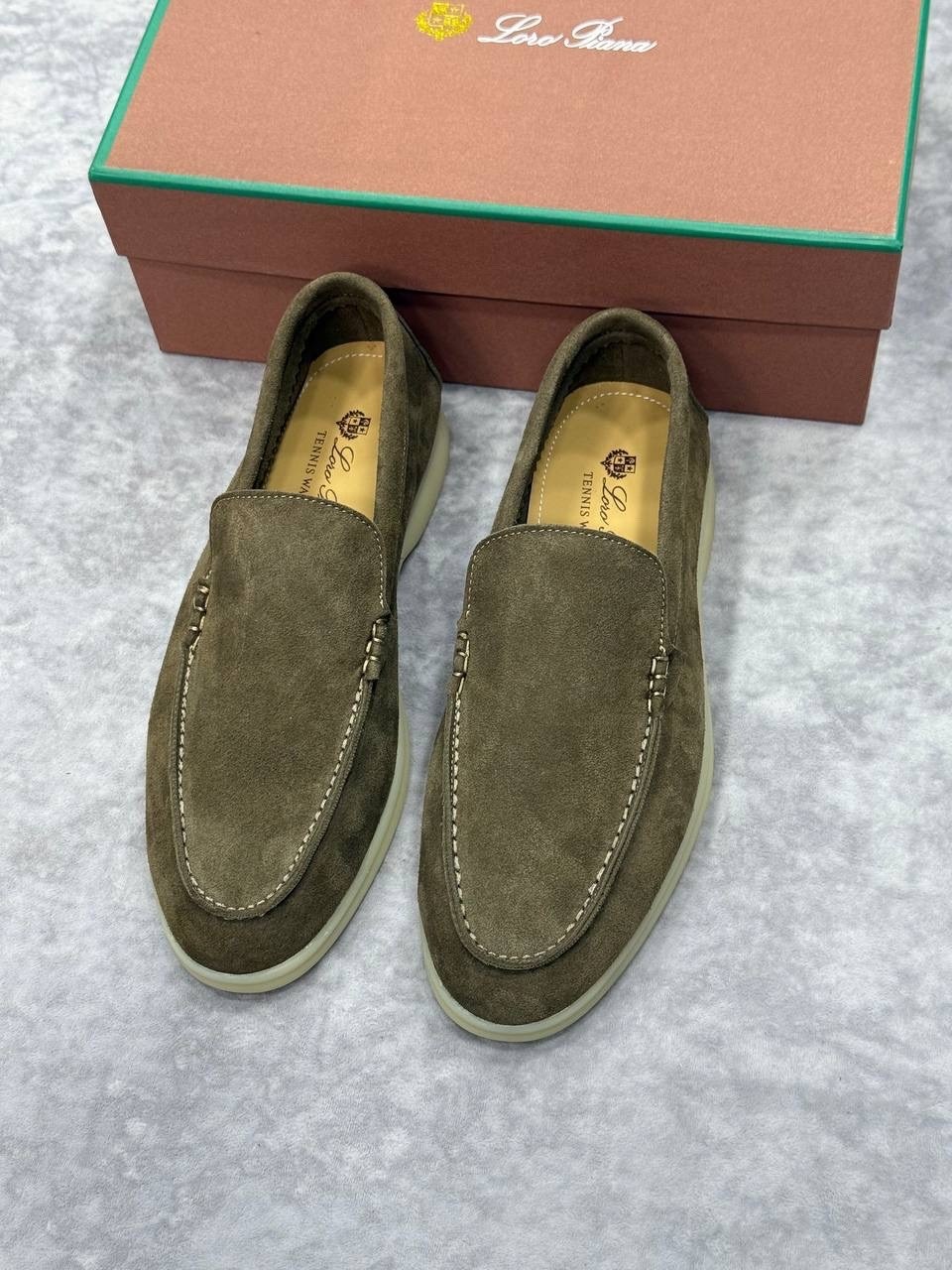 лоферы мужские loro piana,лоферы loro piana,мужские замшевые лоферы,замшевые лоферы summer walk loro piana серый,лоферы loro piana замшевые