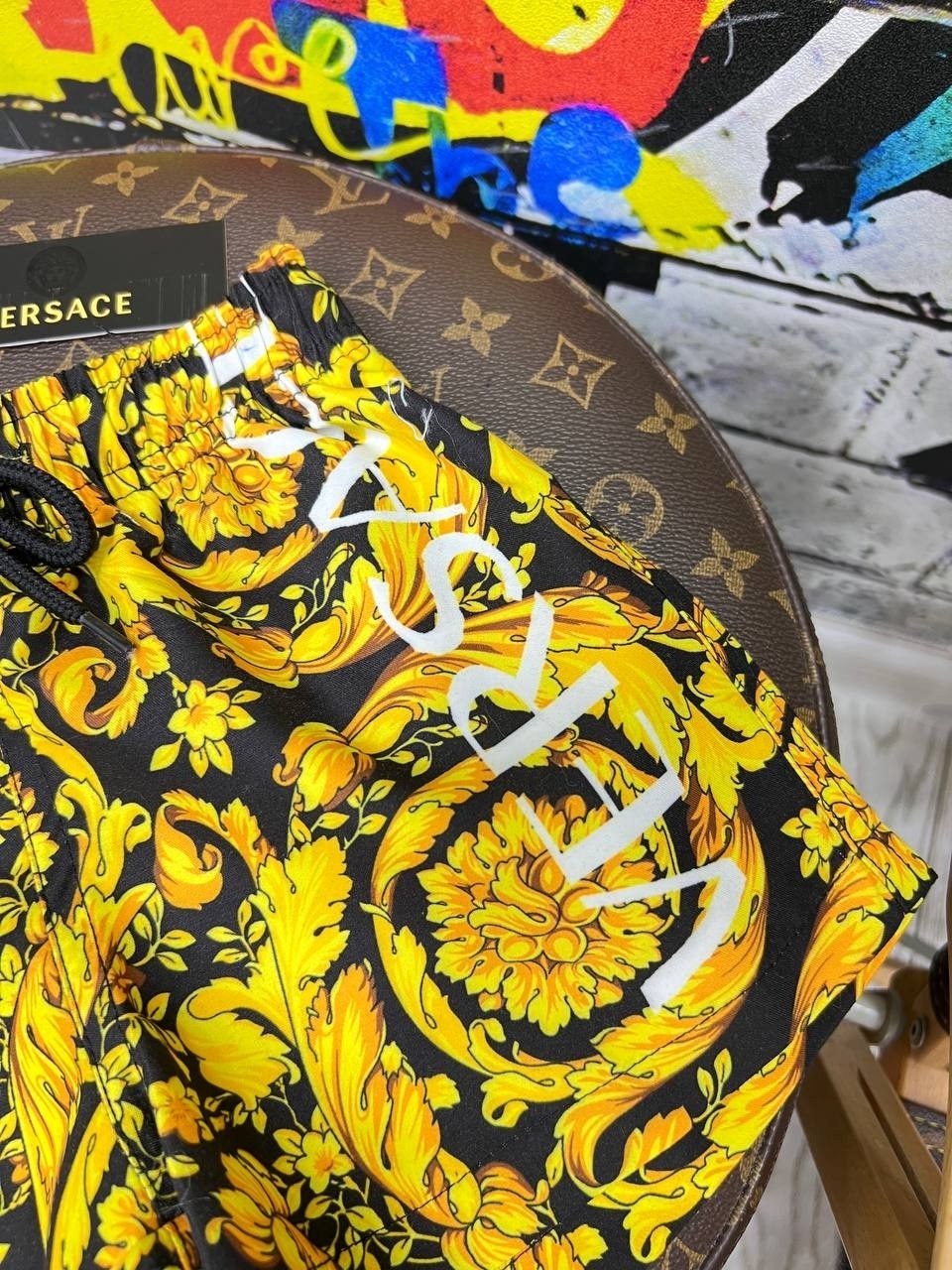 шорты версаче,шорты versace,шорты пляжные,мужские пляжные шорты versace copy 1:1 черные,шорты для плавания