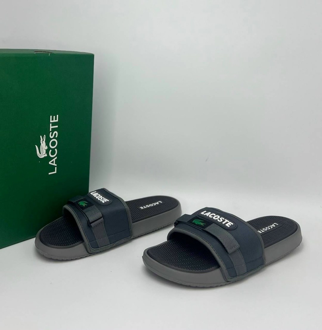 шлепанцы lacoste,мужские шлепанцы,шлепки лакост,,тапочки лакост