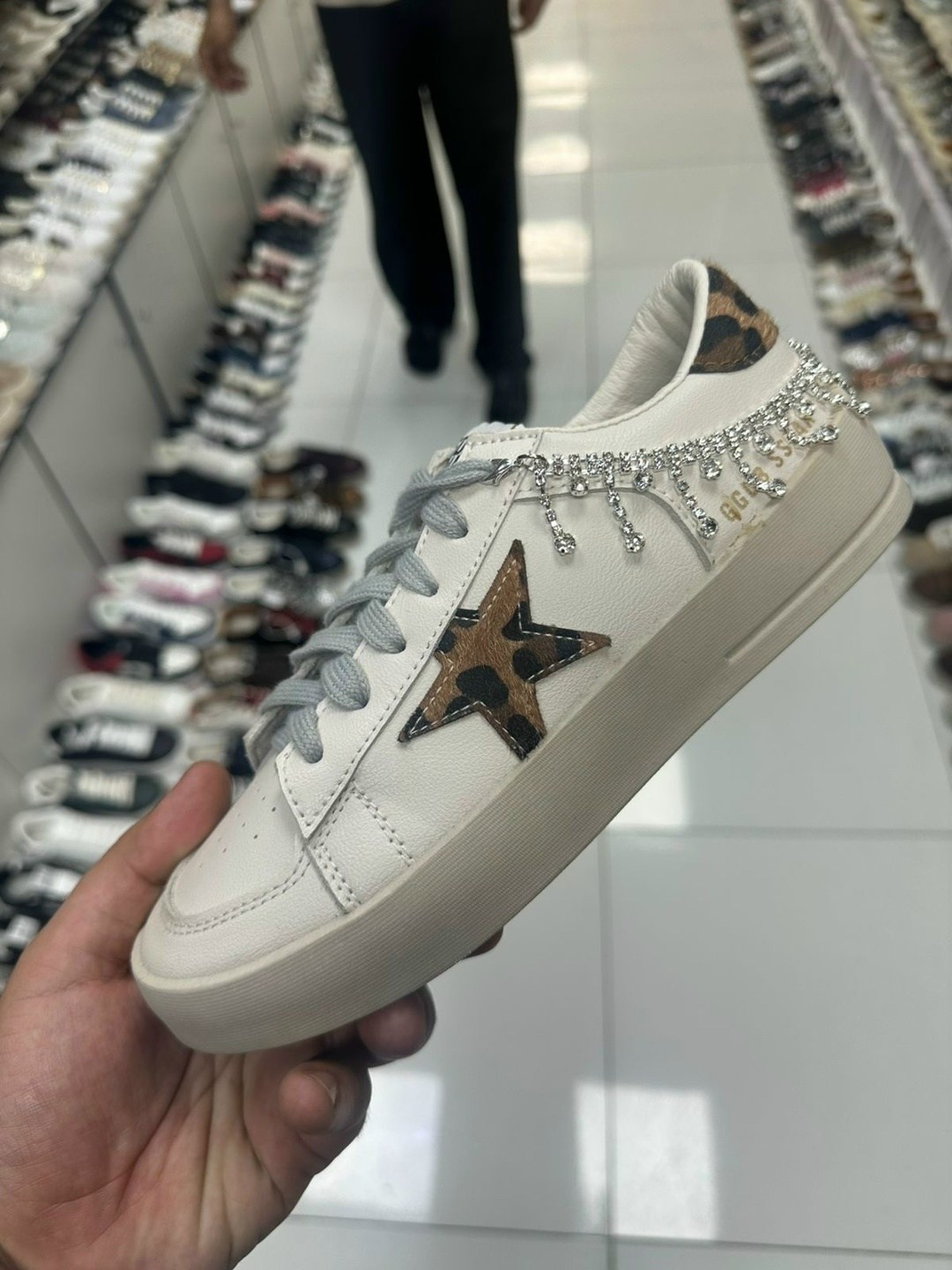 ,женские кожаные кроссовки golden goose super-star premium - white / silver,кожаные кеды golden goose superstar premium,женские кроссовки,golden goose кеды