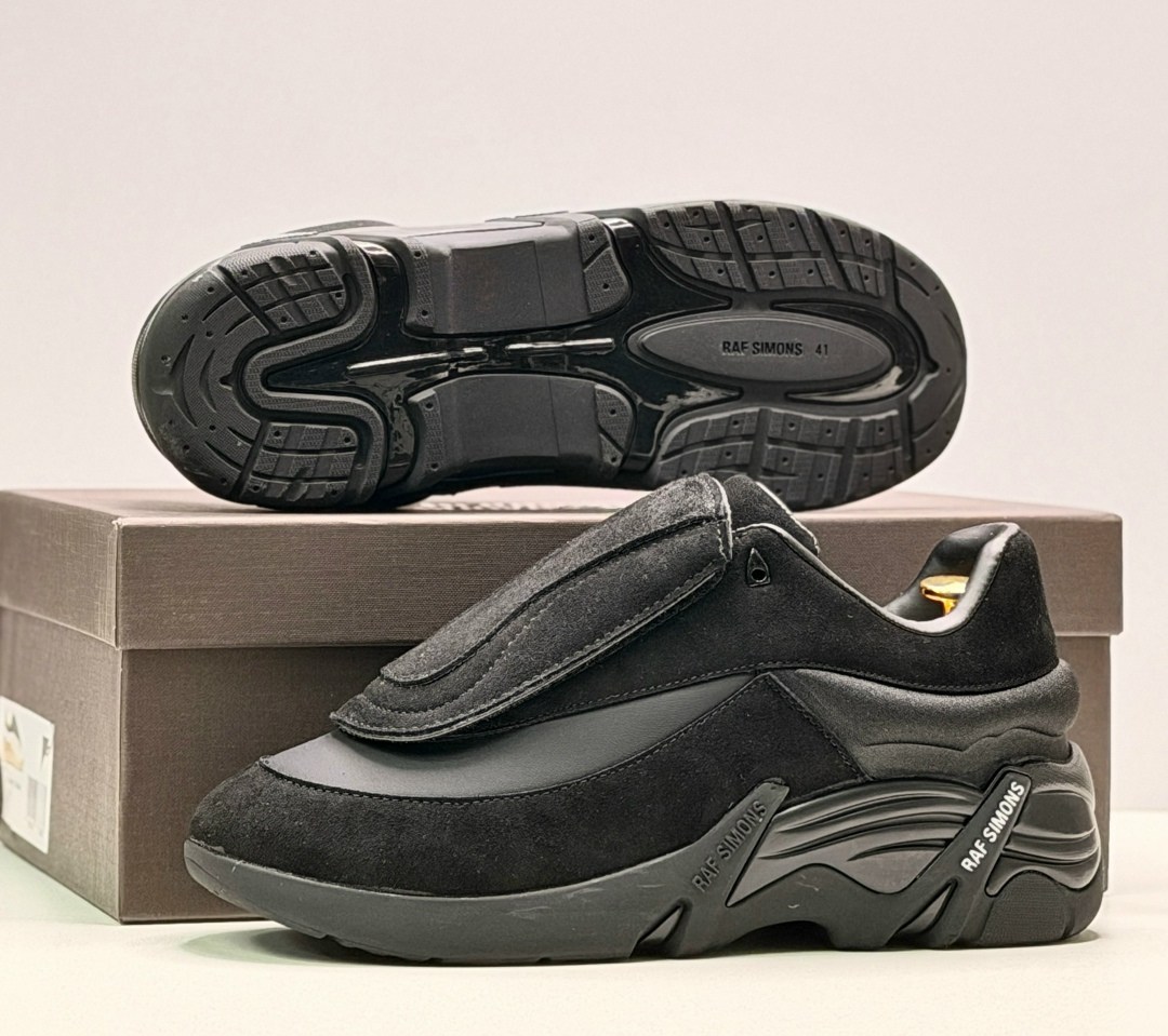 кроссовки raf simons antei,кроссовки raf simons,,raf simons черные замшевые низкие кроссовки,мужские кроссовки