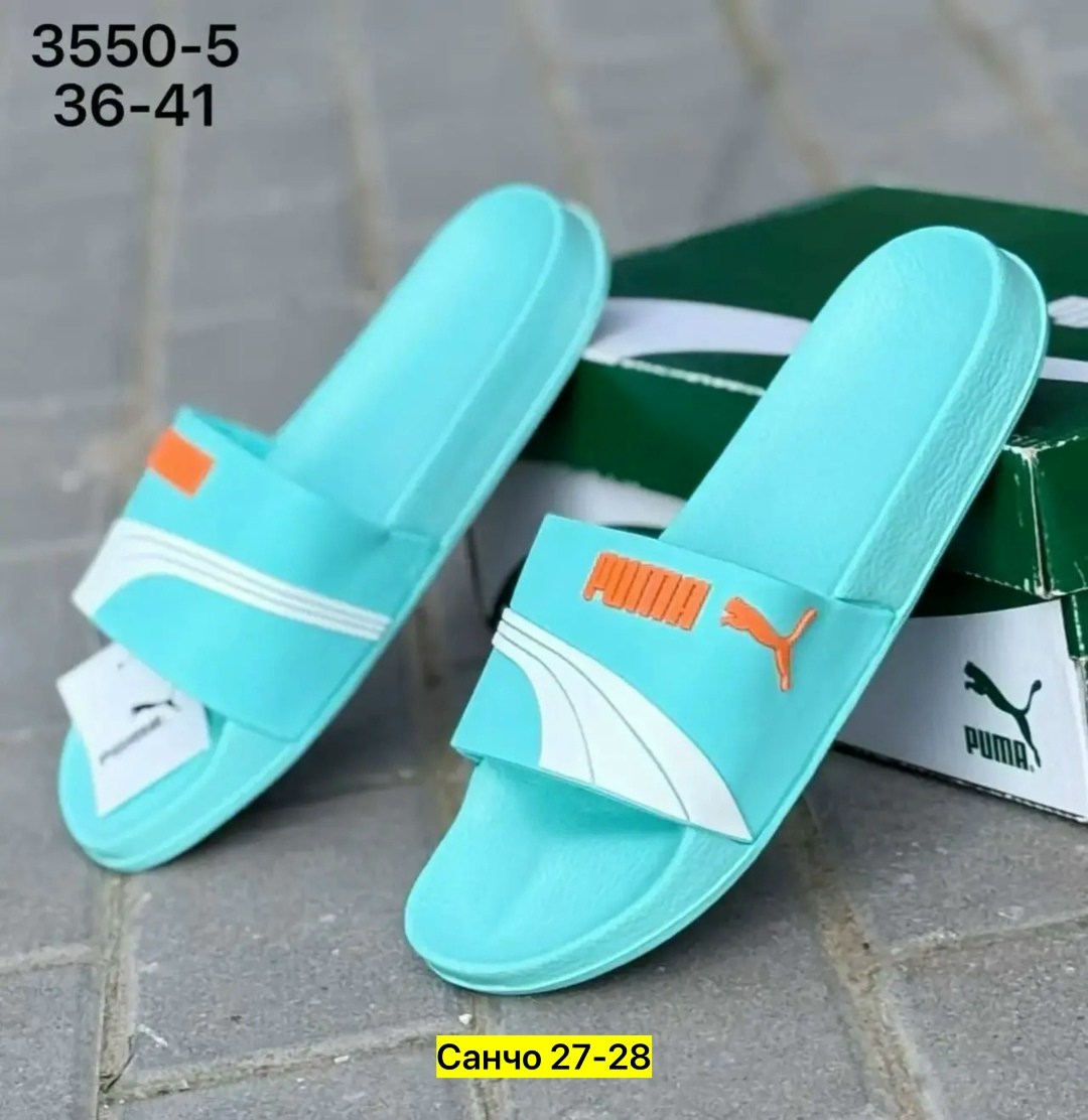 шлепанцы puma,,puma шлепанцы popcat,шлепанцы женские,puma leadcat