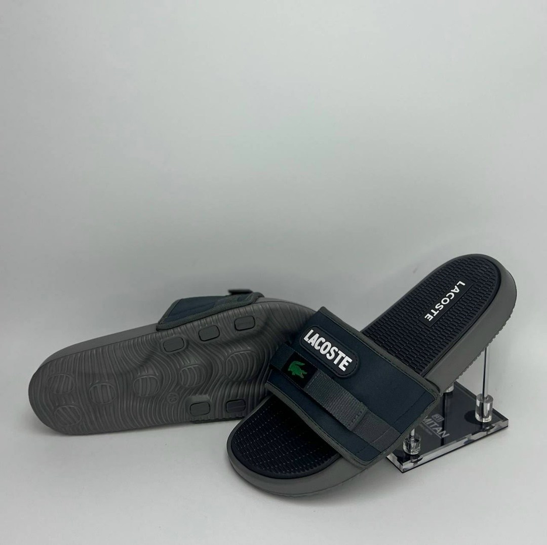 шлепанцы lacoste,мужские шлепанцы,шлепки лакост,,тапочки лакост