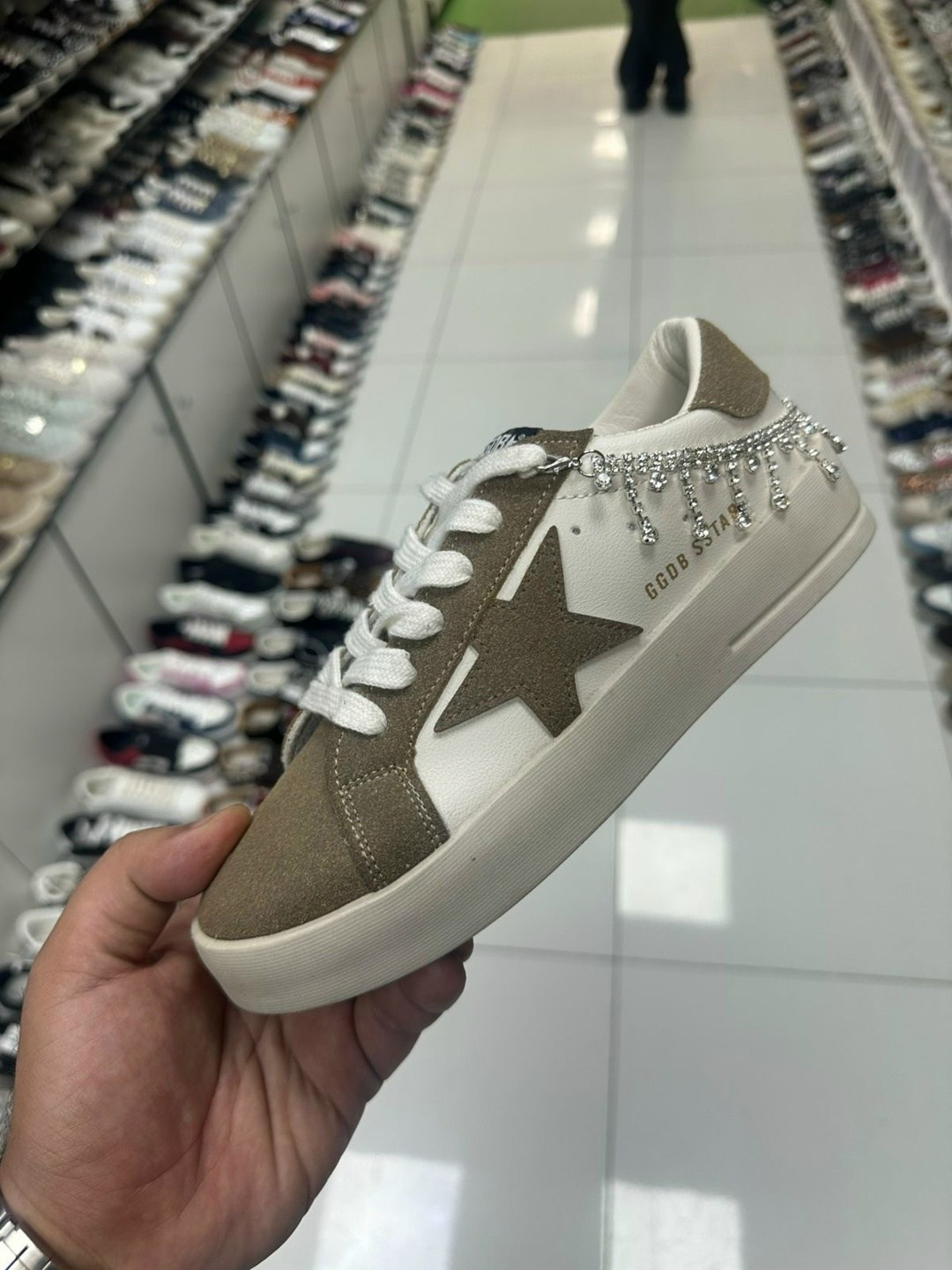 ,женские кожаные кроссовки golden goose super-star premium - white / silver,кожаные кеды golden goose superstar premium,женские кроссовки,golden goose кеды