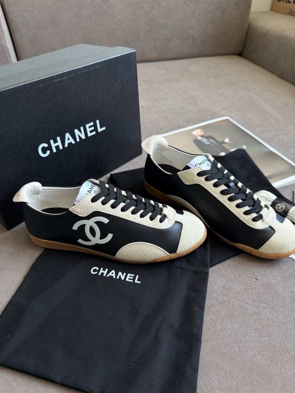 ,кеды шанель,повседневная ,кроссовки женскиe,chanel кроссовки