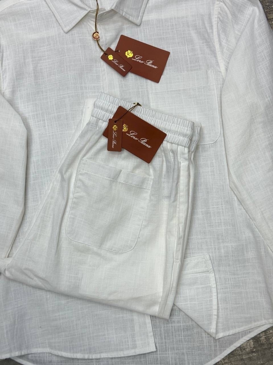 льняная рубашка loro piana,льняная рубашка мужская,рубашка льняная,рубашка мужская белая,рубашка loro piana