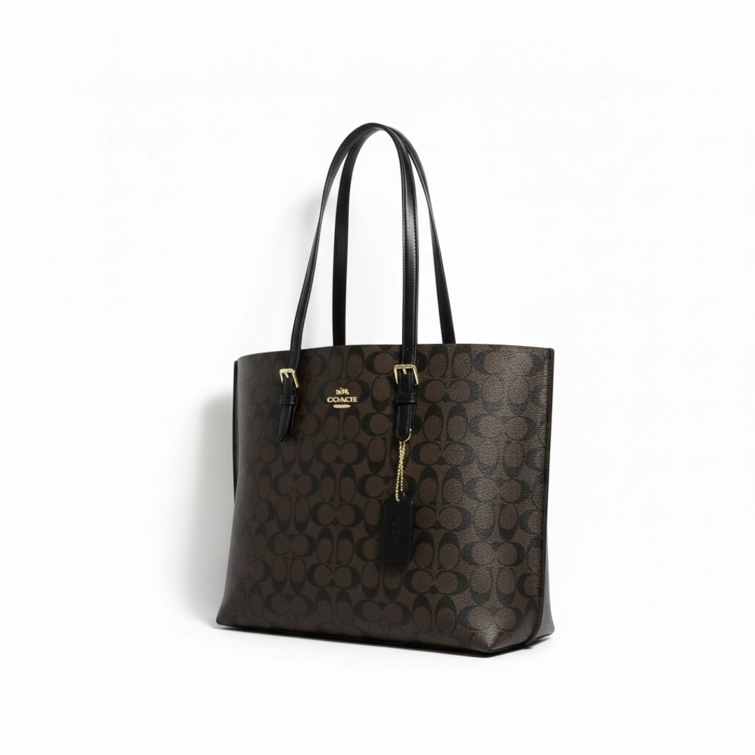 сумка-тоут coach,женская сумка coach,coach mollie tote in signature canvas,сумка,coach city tote