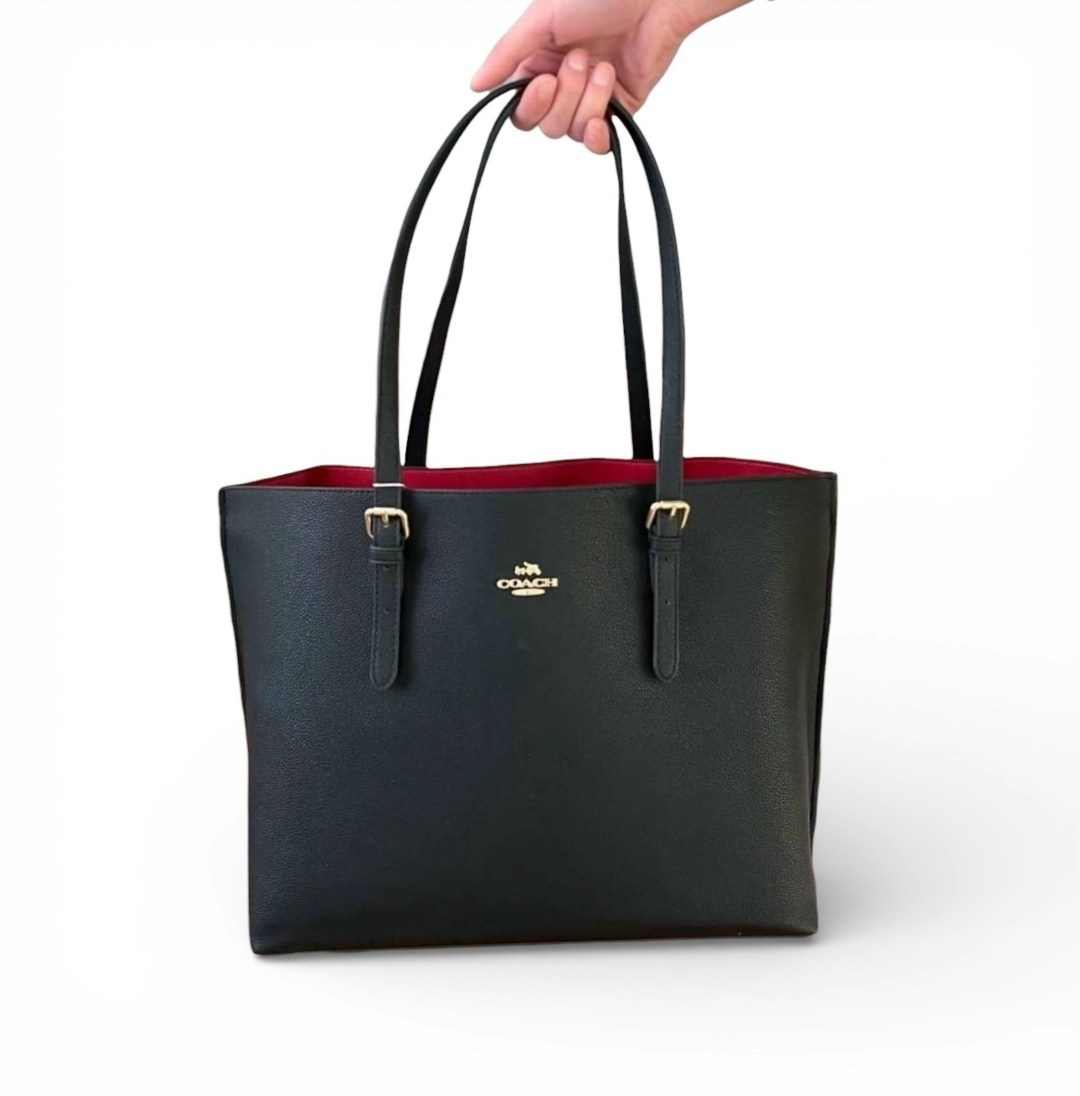сумка-тоут coach,женская сумка coach,coach mollie tote in signature canvas,сумка,coach city tote