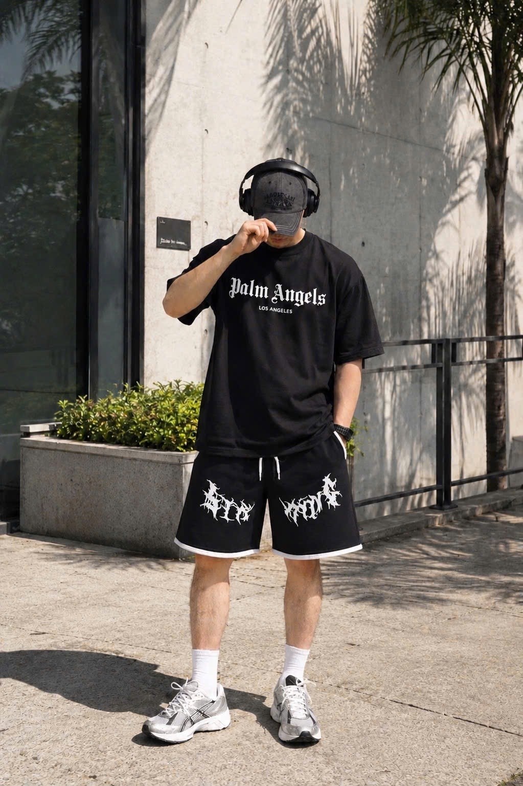 шорты palm angels мужские,шорты palm angels шорты,шорты palm angel,шорты свободные,шорты