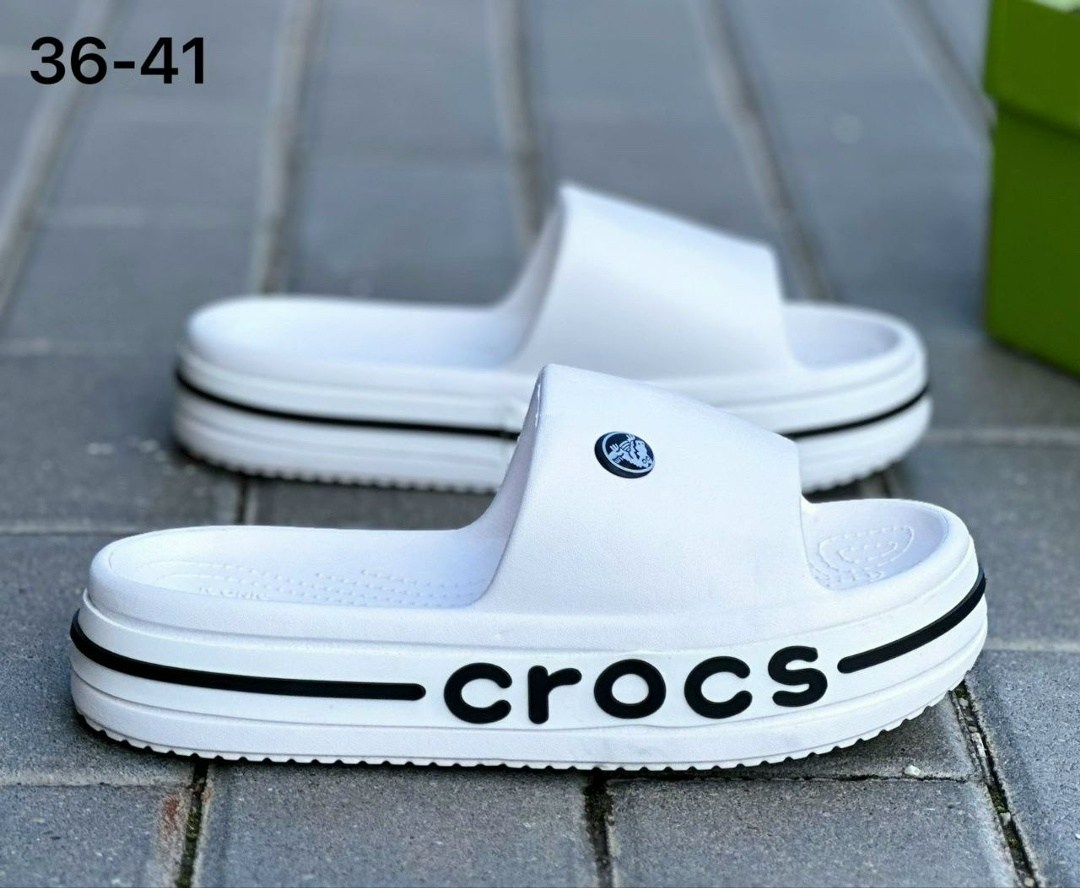 шлепанцы crocs,шлепанцы crocs bayaband slide,шлепанцы женские,женские кроксы,крокс
