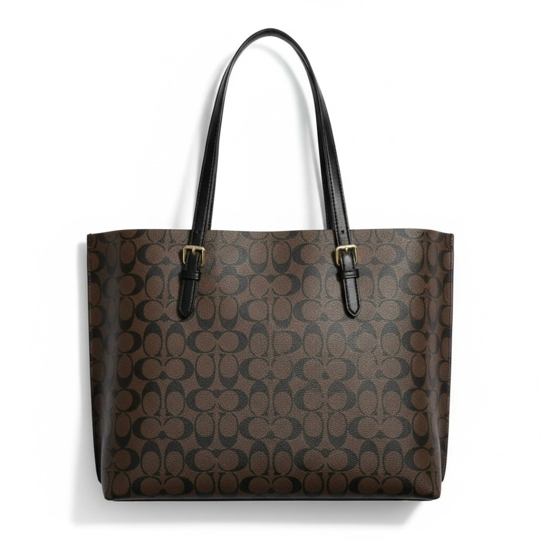 сумка-тоут coach,женская сумка coach,coach mollie tote in signature canvas,сумка,coach city tote