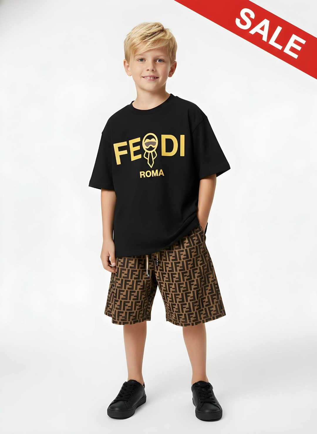 футболки для мальчика,fendi fendi,футболка fendi,одежда мальчика,fendi fila roma футболка