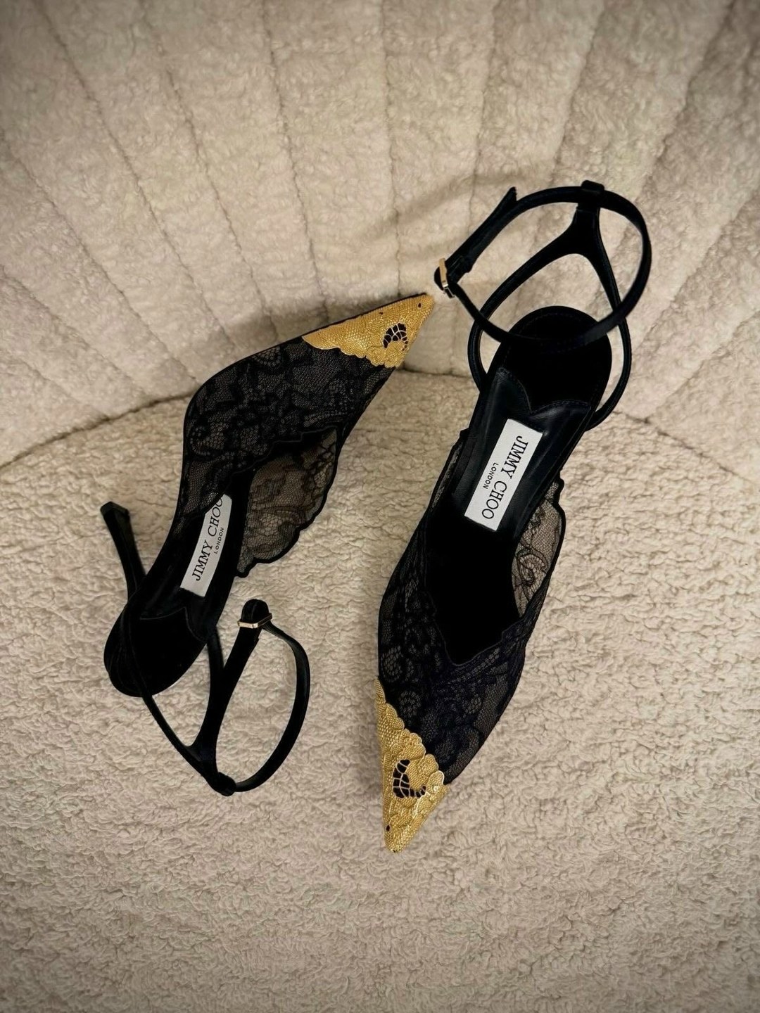 ,кружевные туфли-лодочки love 100 jimmy choo черный,туфли кружевные,туфли jimmy choo,дизайнерская