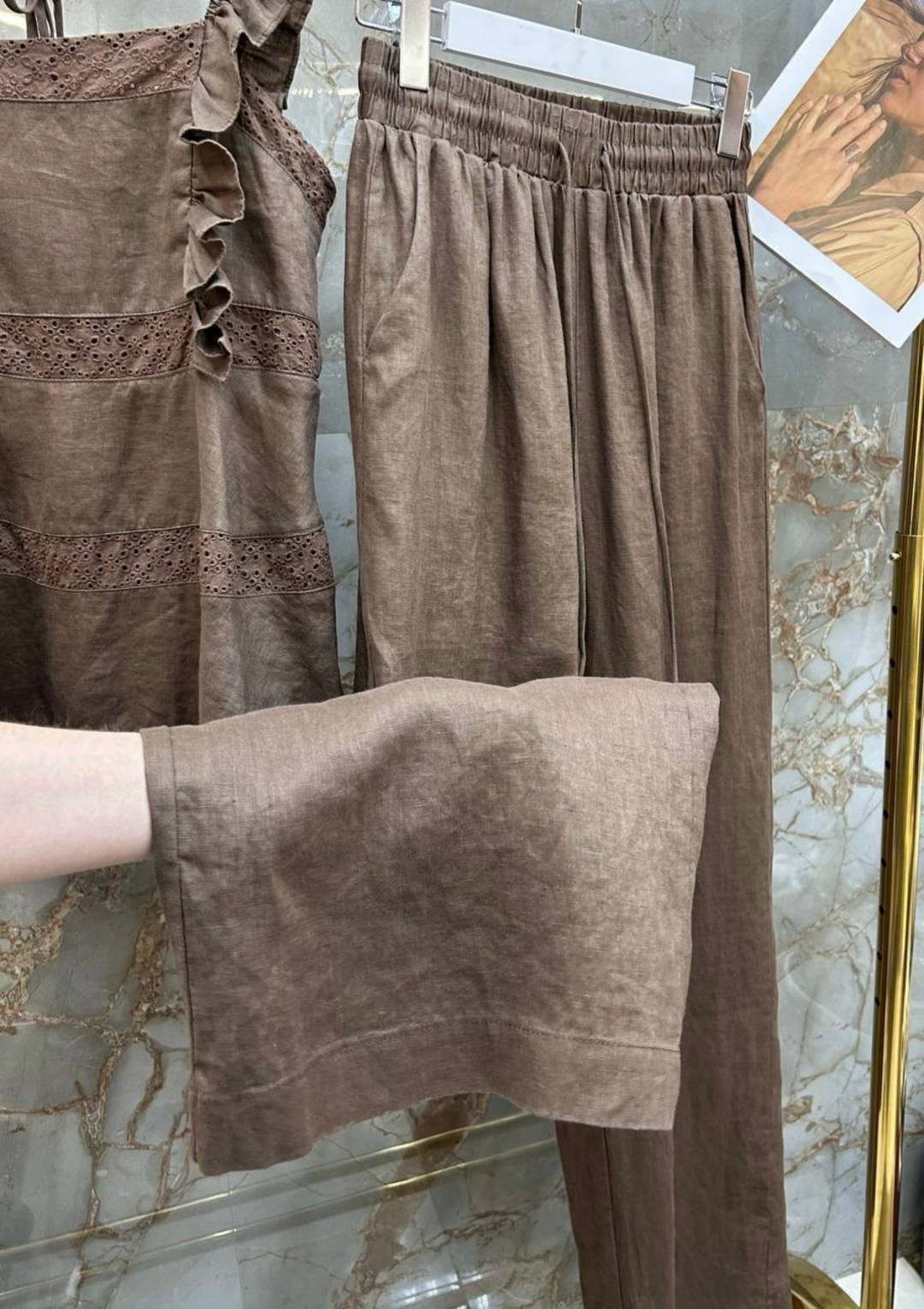 комплект костюм,пижамы для женщин,женская пижама с брюками 83500 голубой,пижама женская,брюки в пижамном стиле