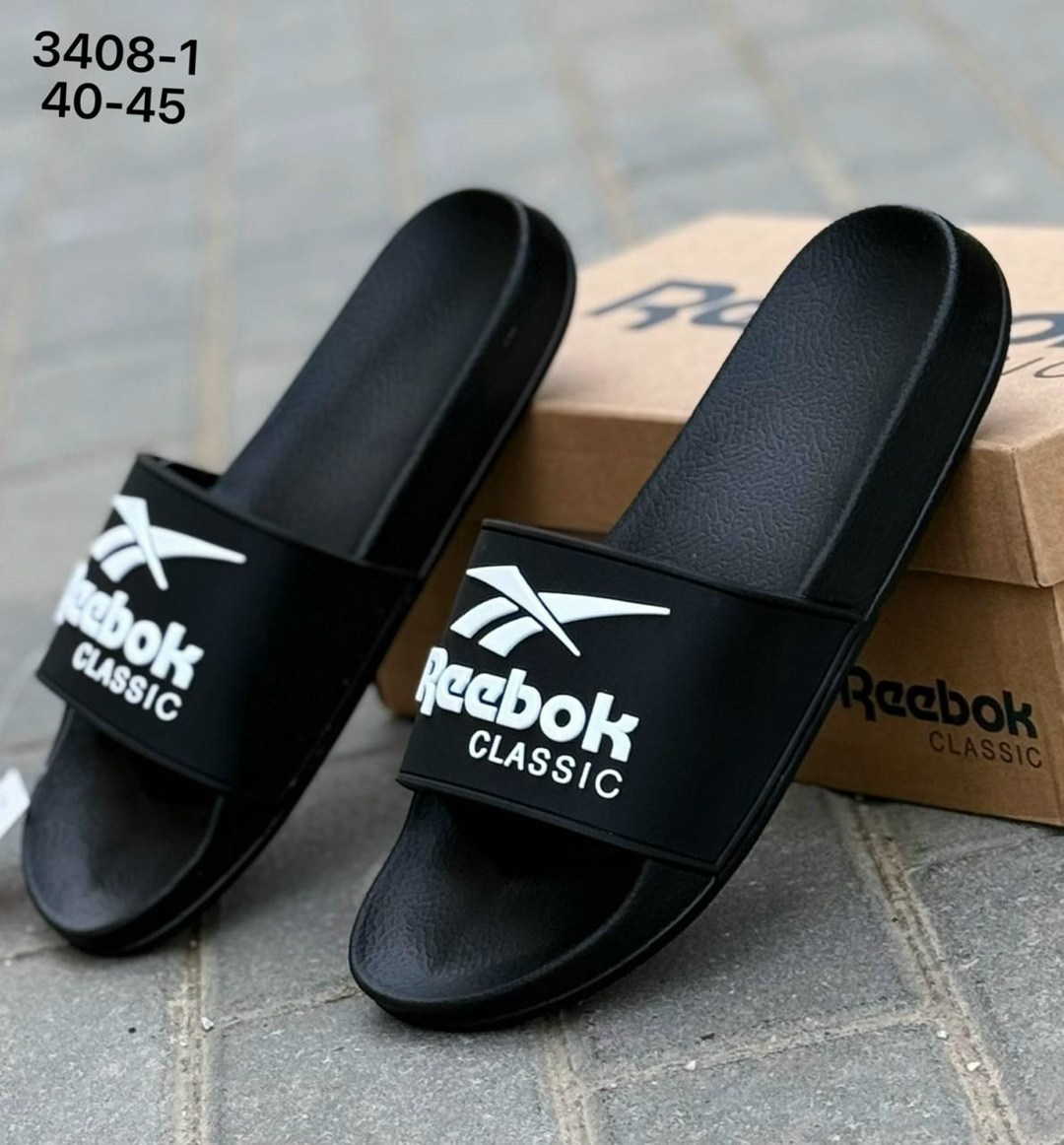 шлепанцы reebok,шлепанцы reebok classic slide,мужские шлепанцы,шлепки reebok,reebok classic slide