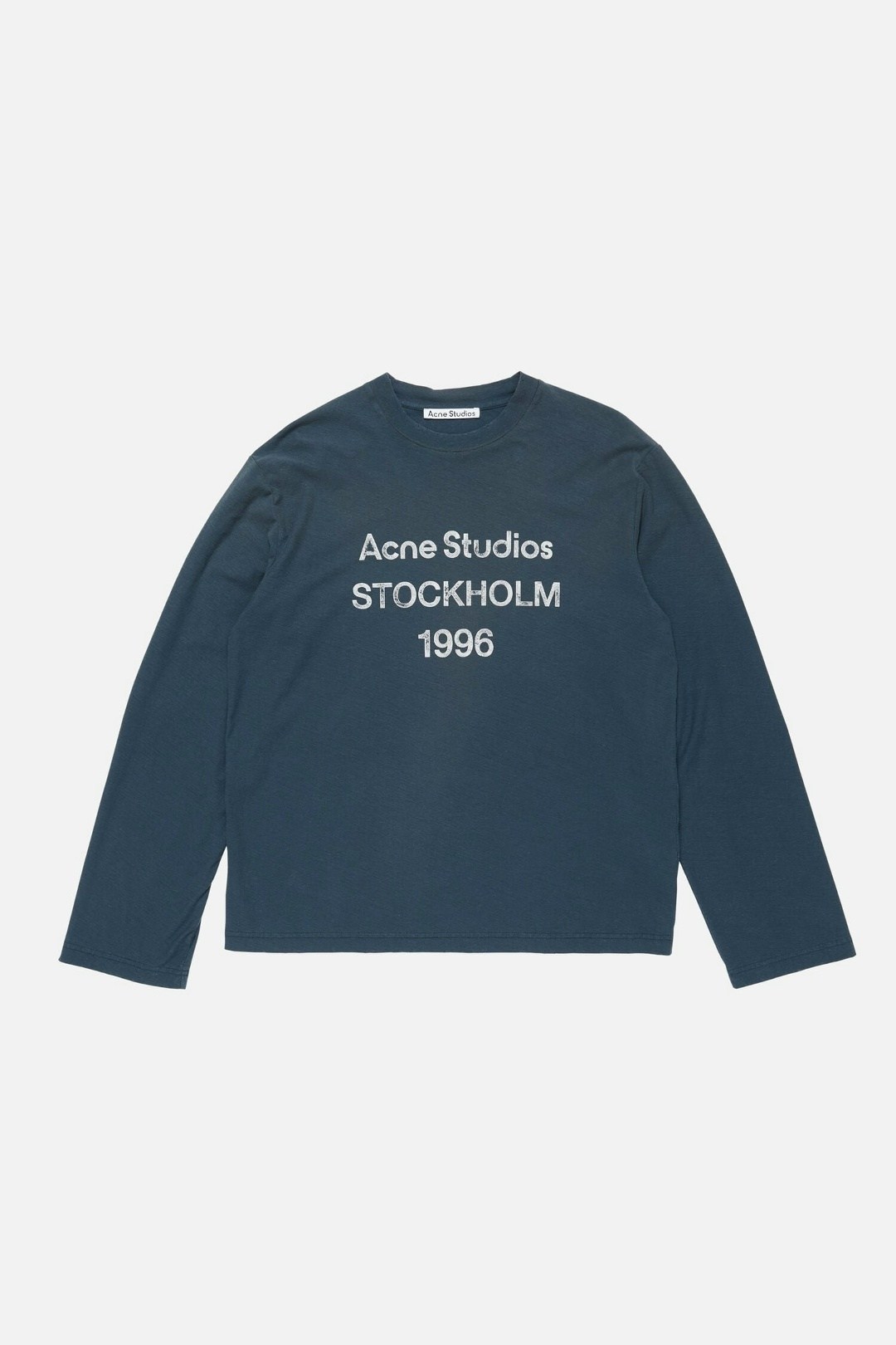 acne studios stockholm 1996,acne studios stockholm,свитшот серый,женский свитшот,acne studios футболка