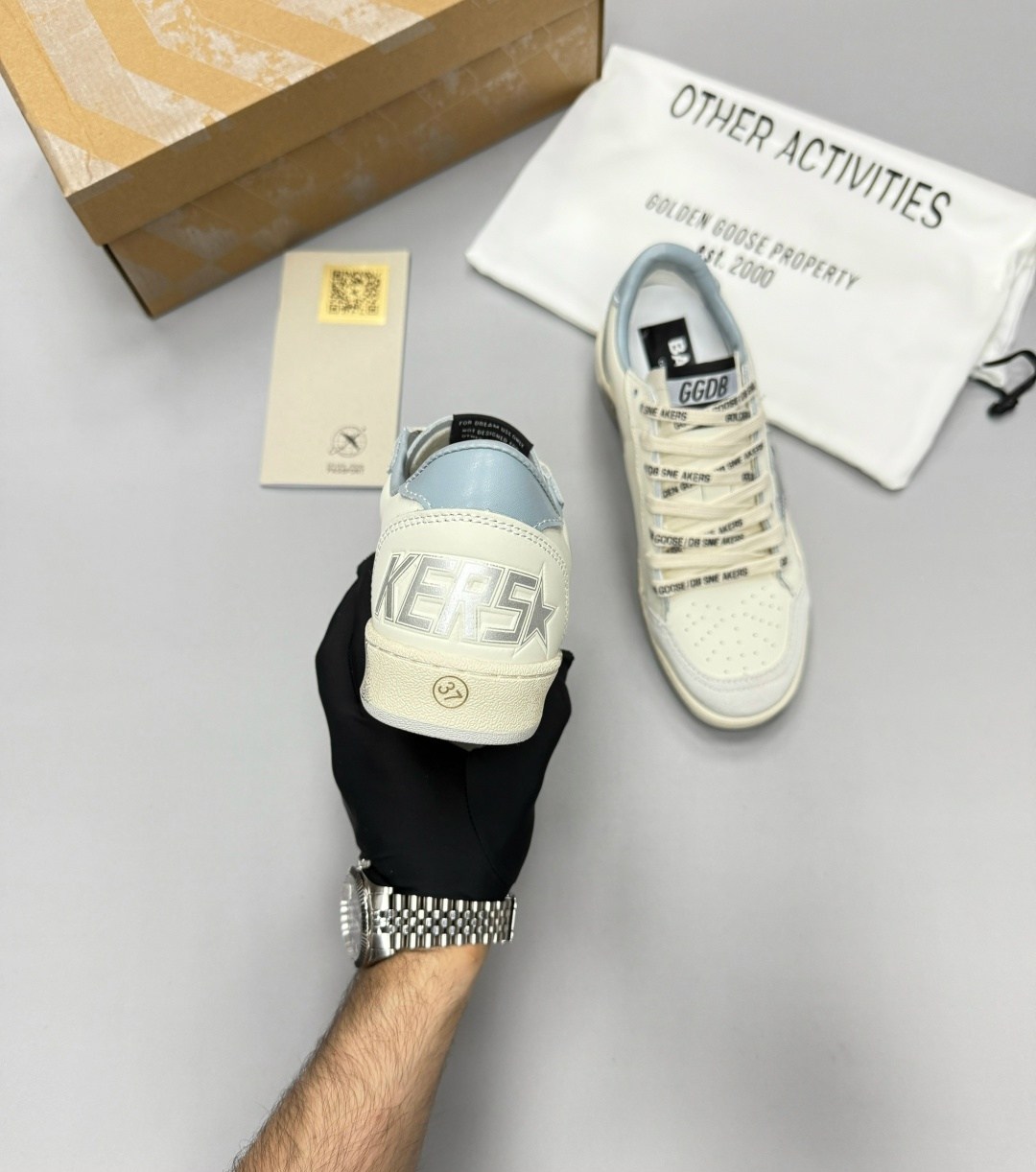 кроссовки golden goose,кеды golden goose,кроссовки,golden goose кеды ball star с блестками белый,golden goose