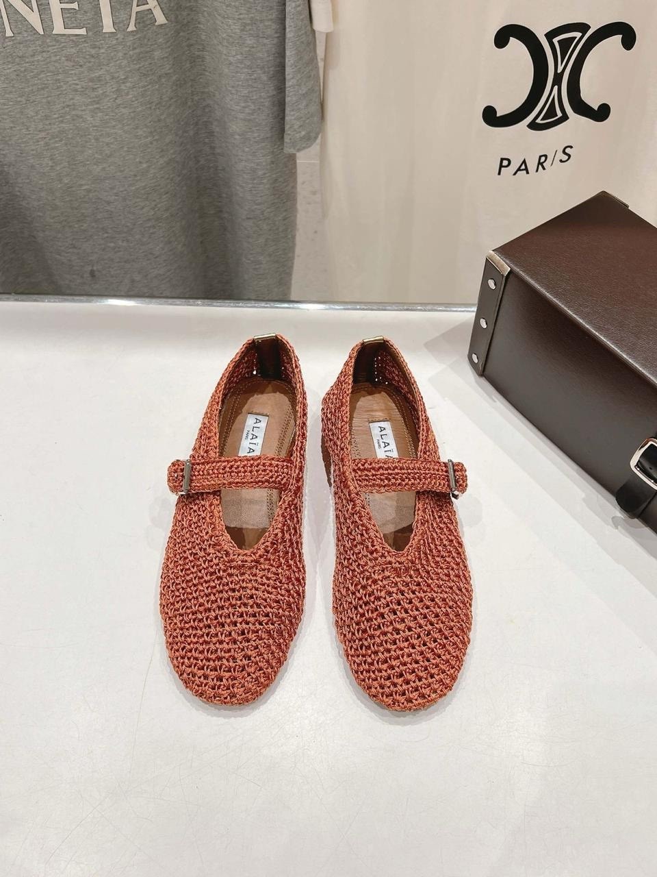 балетки alaia,,плетеные балетки,балетки,балетки женские