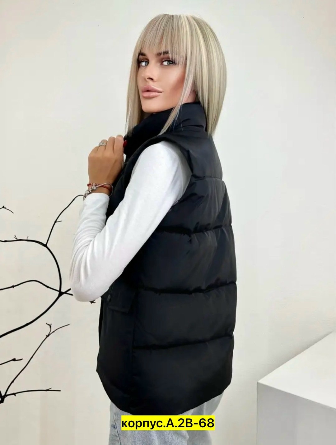 жилет женский утепленный стеганый безрукавка теплая dh fashion,женская жилетка,жилет женский,жилетка,безрукавка теплая