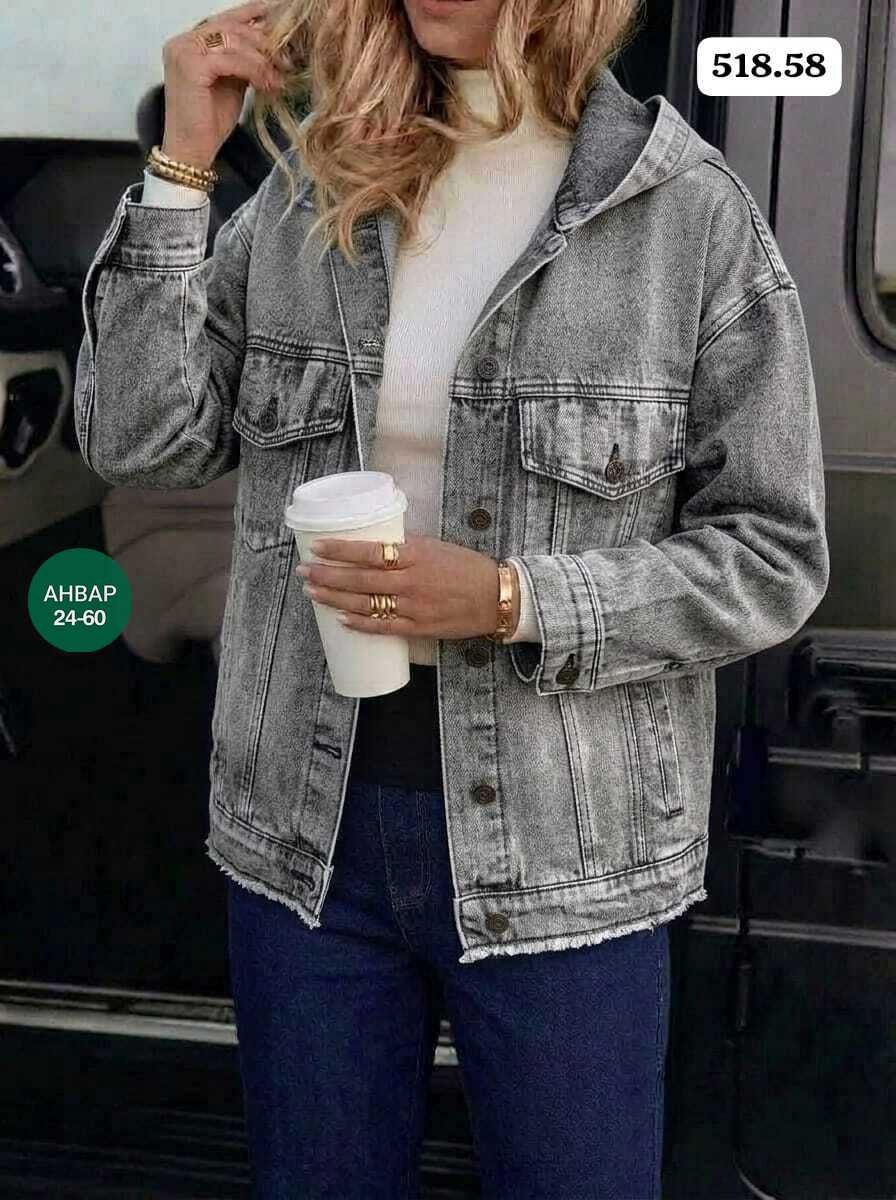 куртка джинсовая lrzbs jeans,женская джинсовая куртка,джинсовая куртка,джинсовая куртка с капюшоном,свободная джинсовая куртка