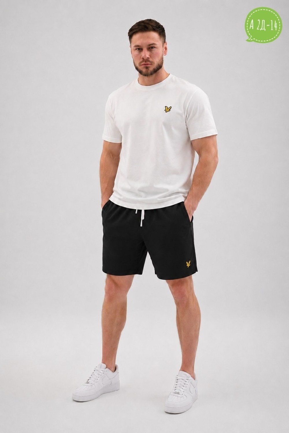 lyle scott футболка,футболка мужская lyle scott,спортивные костюм,мужская мода,костюм с шортам