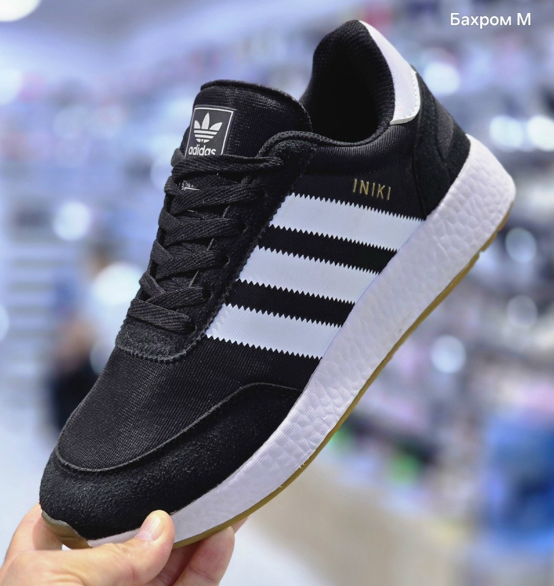 кроссовки adidas iniki,adidas iniki,adidas iniki runner black,кроссовки adidas iniki runner boost цвет черный,кроссовки adidas