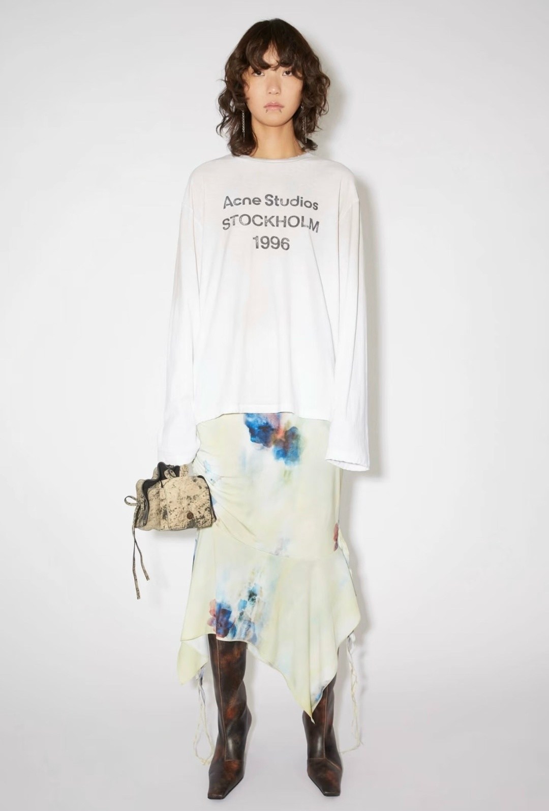 лонгслив acne studios stockholm 1996,лонгслив acne studios,acne studios stockholm 1996,футболка с длинным рукавом с принтом off-white acne studios,лонгслив acne studios стокгольм 1996