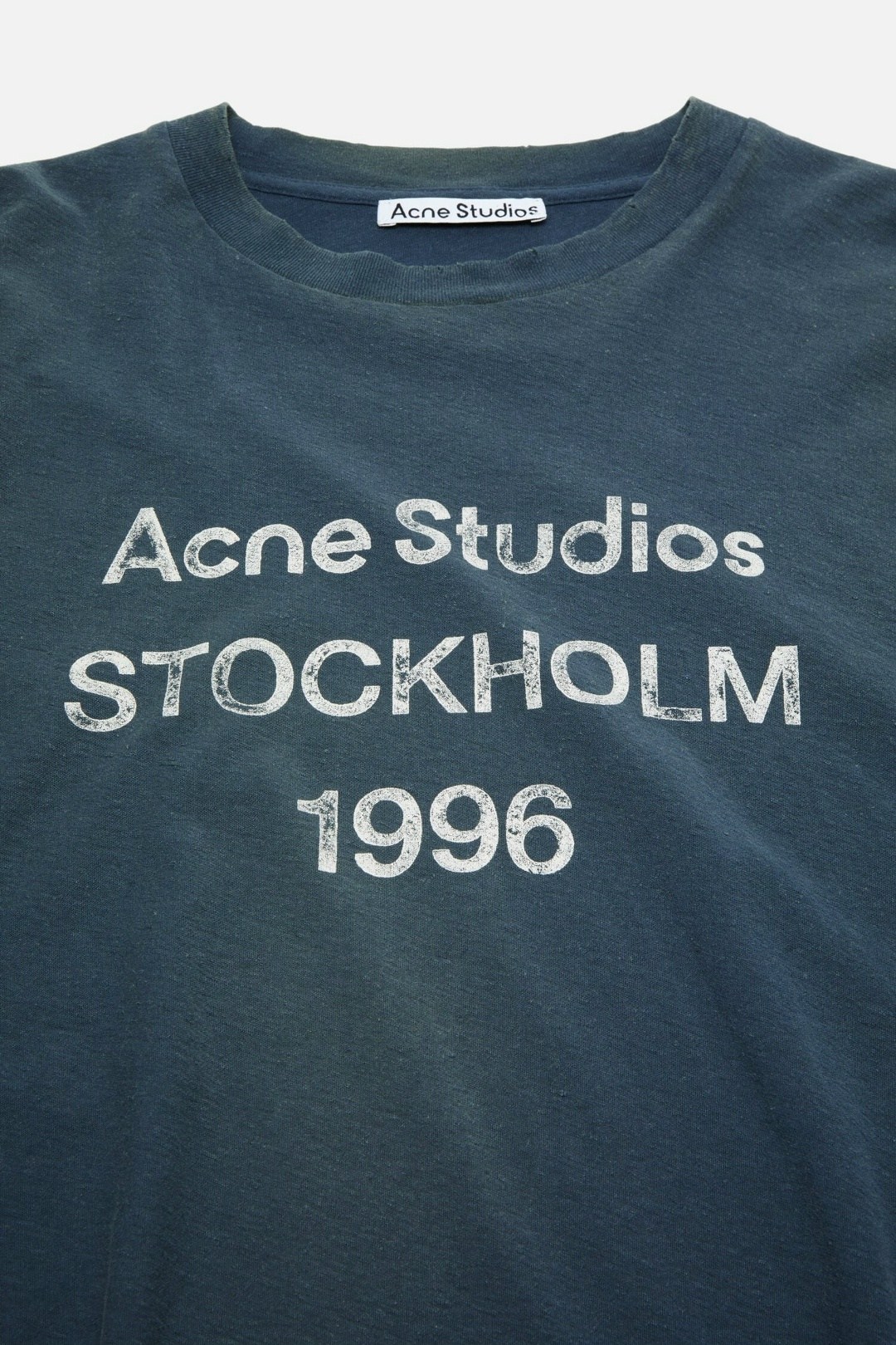acne studios stockholm 1996,acne studios stockholm,свитшот серый,женский свитшот,acne studios футболка
