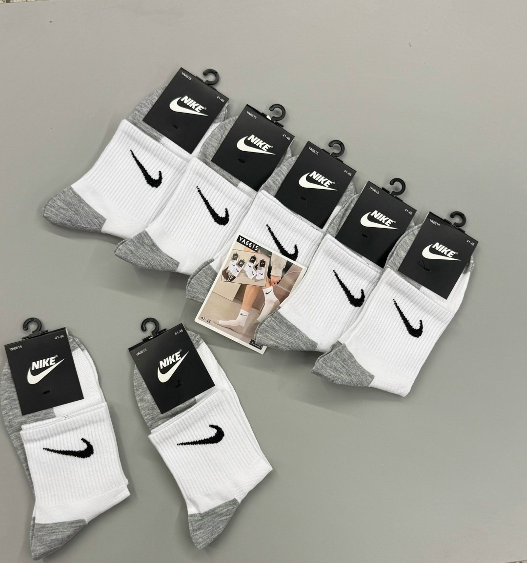 носки мужские 10 пар nike,носки nike,спортивные носки nike набор средних носков 5 пар,носки высокие nike набор мужских носков,носки nike белые