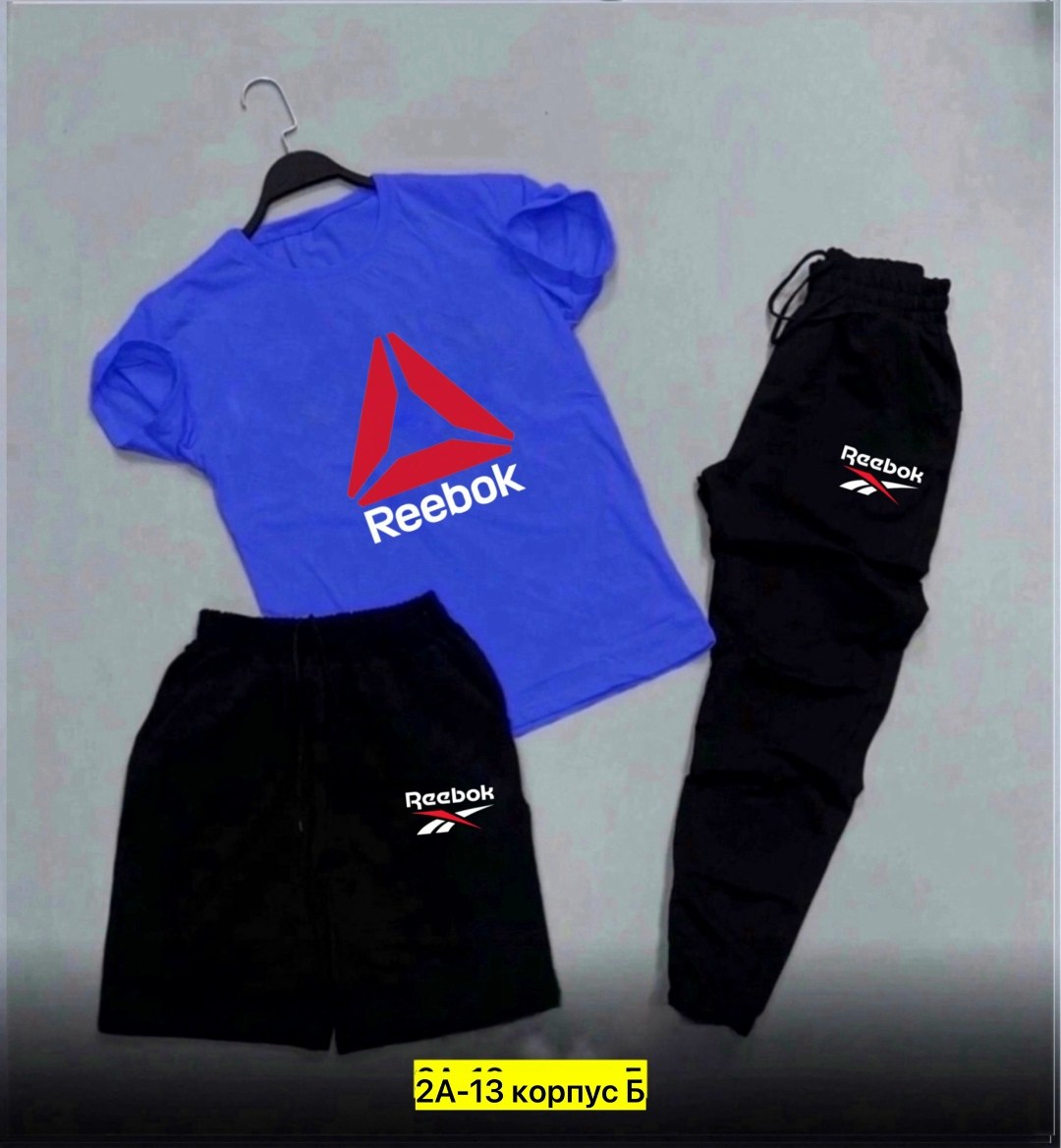 спортивный костюм reebok,спортивные костюм,костюм спортивный мужской,комплект футболки