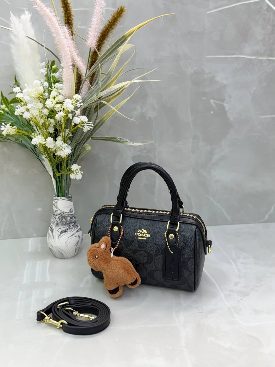 сумка женская coach,coach сумка,coach сумка rowan satchel in signature canvas,сумка coach коричневая,сумка