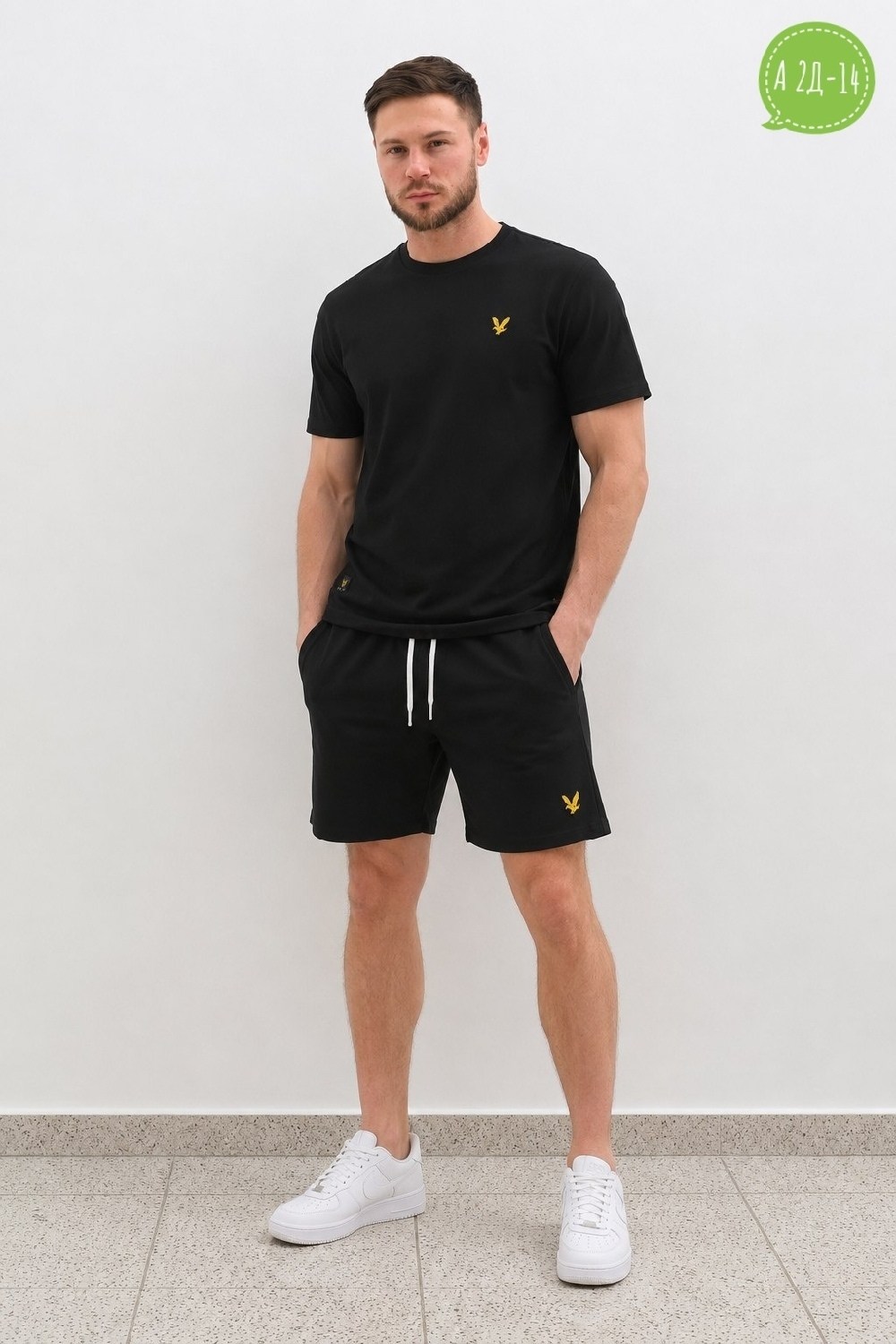 lyle scott футболка,футболка мужская lyle scott,спортивные костюм,мужская мода,костюм с шортам