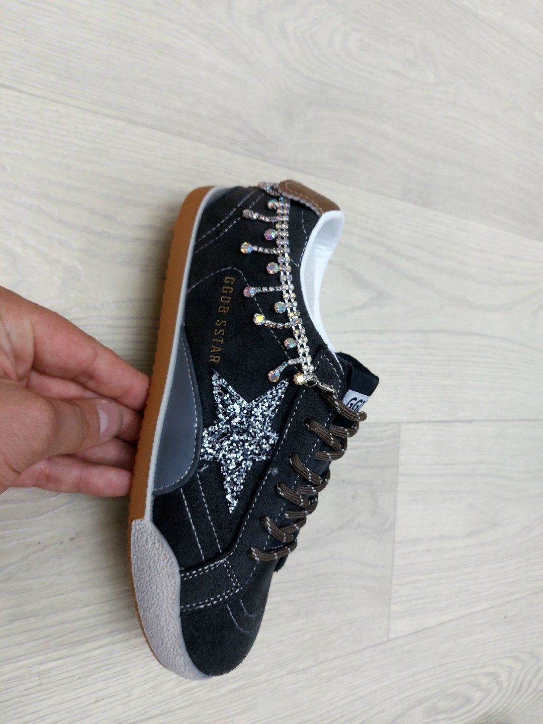 кроссовки golden goose,кеды golden goose,,golden goose кеды stardan коричневый,повседневная