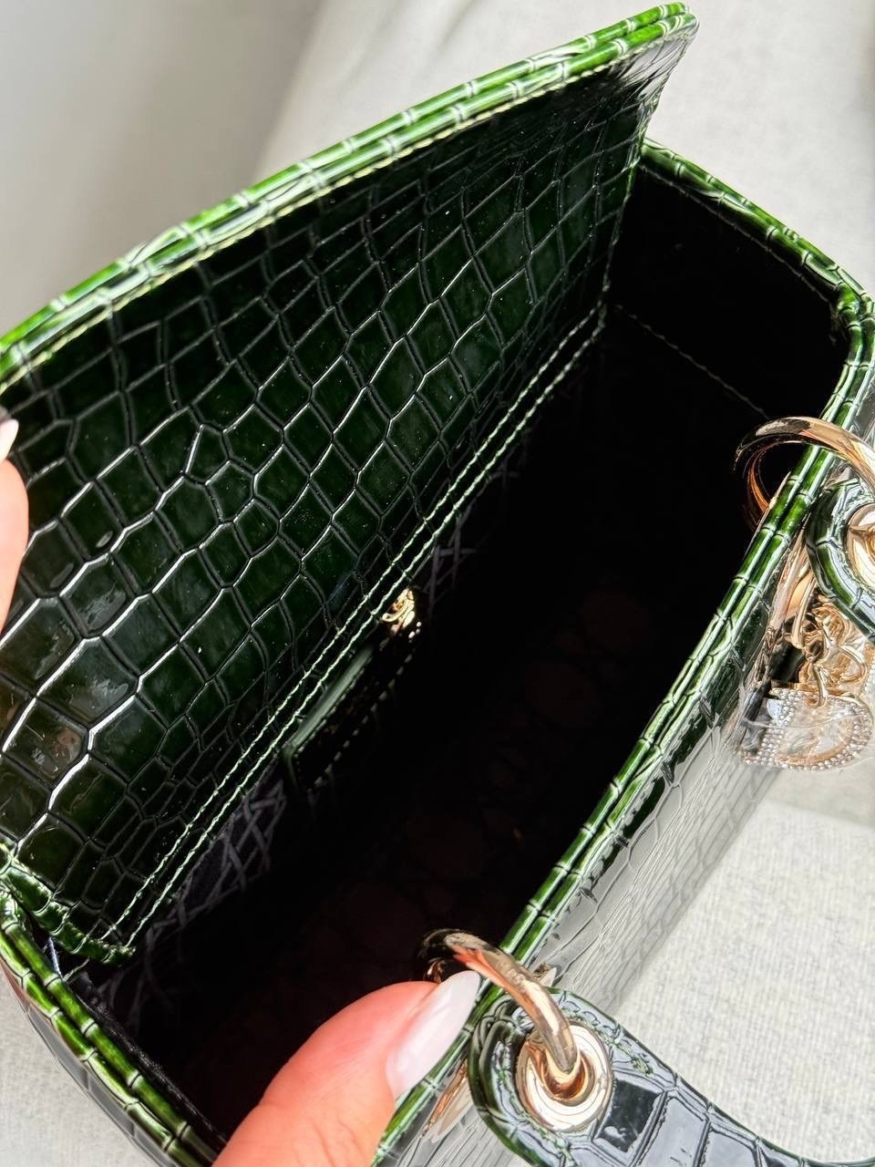 lady dior crocodile bag,christian dior lady dior medium черный экзотический крокодиловая кожа женская сумка,модная сумка,lady dior crocodile,сумки диор