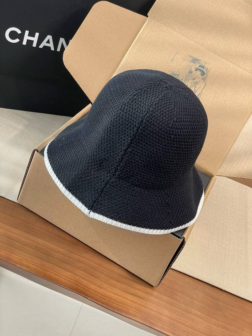 шапка chanel,шляпа chanel,панама шанель,головной убор шанель,бейсболка chanel