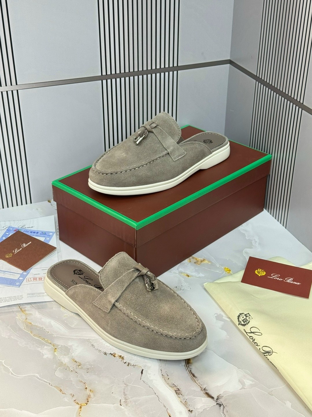женские замшевые мюли loro piana бежевые,лоферы loro piana,,loro piana лоферы женские,замшевые мюли