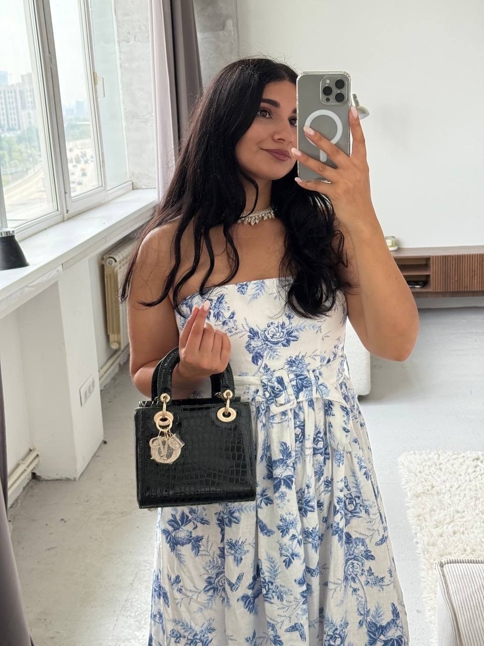 christian dior lady dior medium черный экзотический крокодиловая кожа женская сумка,dior lady dior crocodile,сумка lady dior,леди диор,сумка леди диор