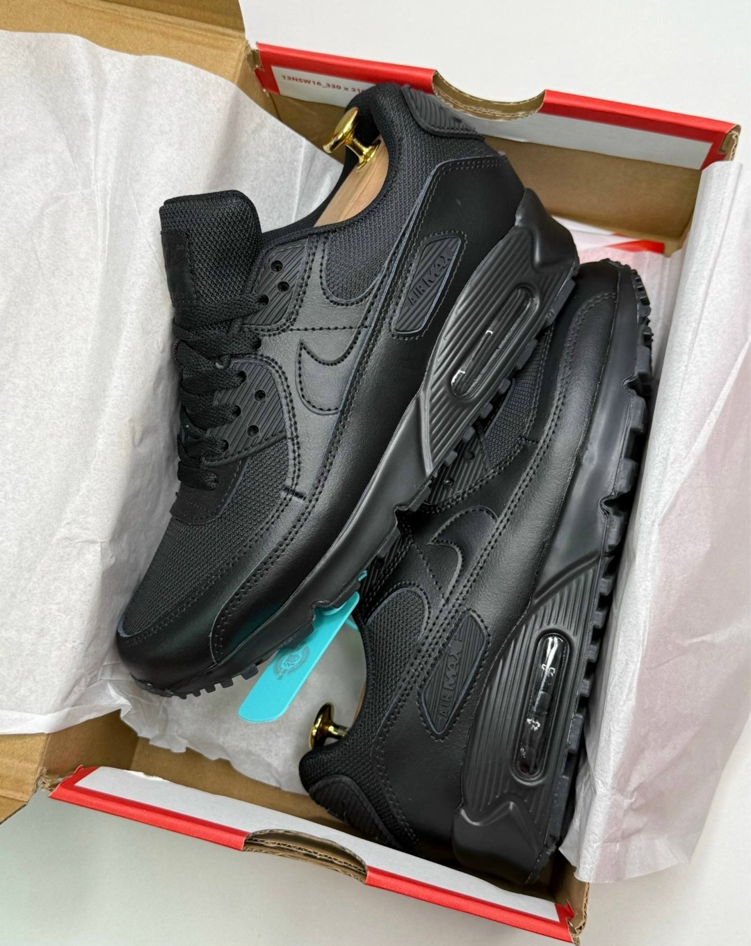 кроссовки nike air max 90,кроссовки air max 90 кожа nike черный,кроссовки,кроссовки nike air max 90 black,кроссовки мужские nike air max 90