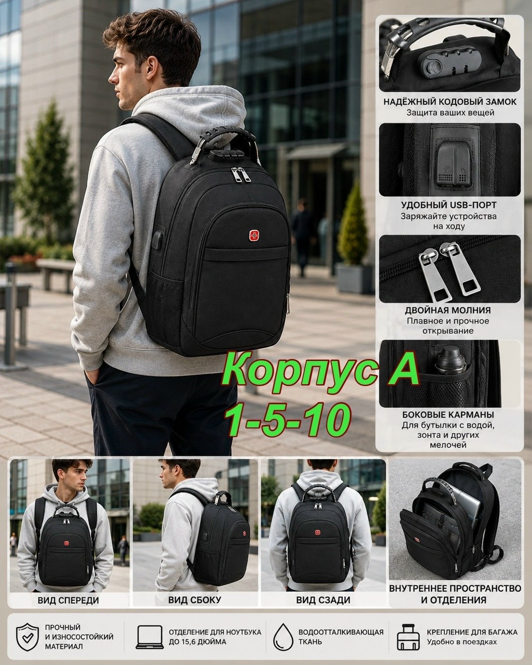 рюкзаки мужские,swissgear рюкзак,рюкзак,рюкзаки спортивные,рюкзак мужской swissgear 8815 черный