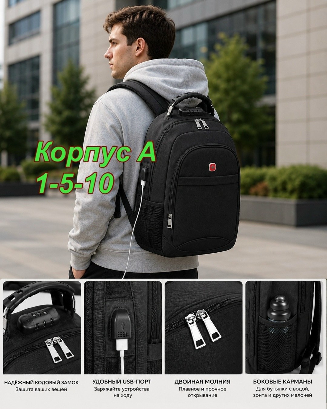 рюкзаки мужские,swissgear рюкзак,рюкзак,рюкзаки спортивные,рюкзак мужской swissgear 8815 черный