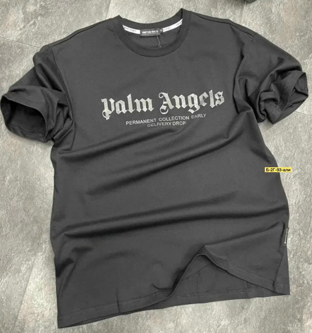 футболка мужская palm angels,футболка palm angels,футболка palm angels с воротником,футболки мужские,футболки для мужчин
