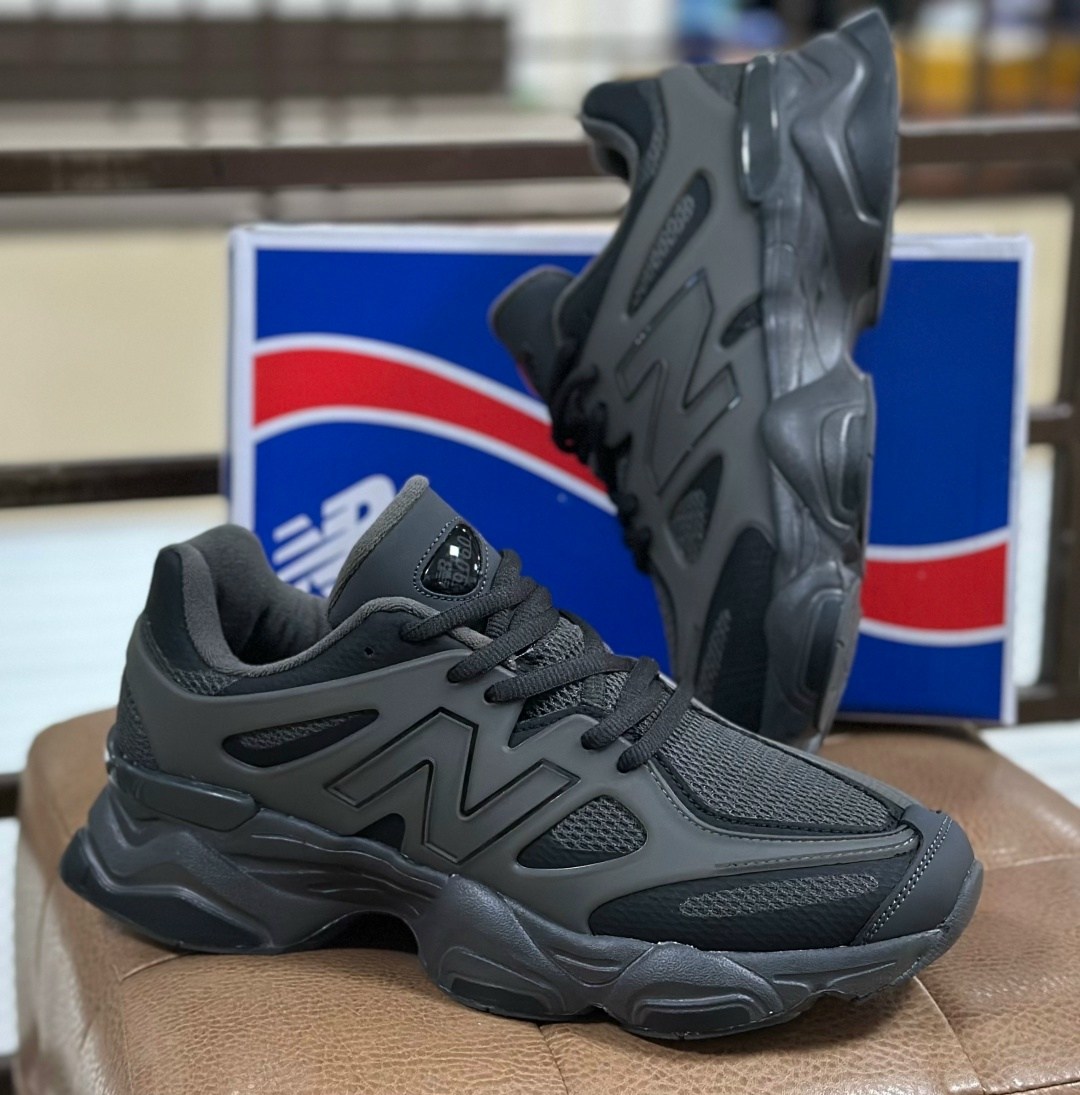 кроссовки new balance,new balance 9060 triple black leather,кроссовки,кроссовки мужские new balance,new balance 9060