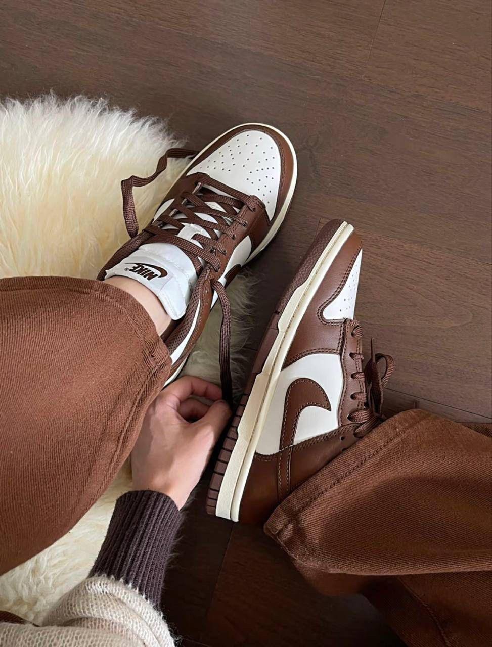 nike коричневые кожаные низкие кроссовки / кеды dunk для мужчин,nike коричневые кожаные низкие кроссовки,кроссовки nike wmns dunk low белый/коричневый,nike коричневые кожаные кроссовки,nike коричневые