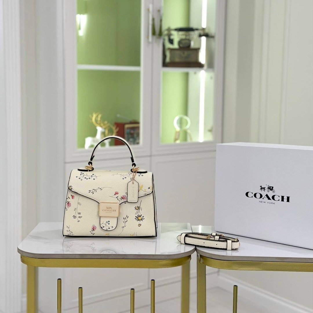сумка женская coach,сумка coach,сумка,сумки женская,сумка coach с цветами