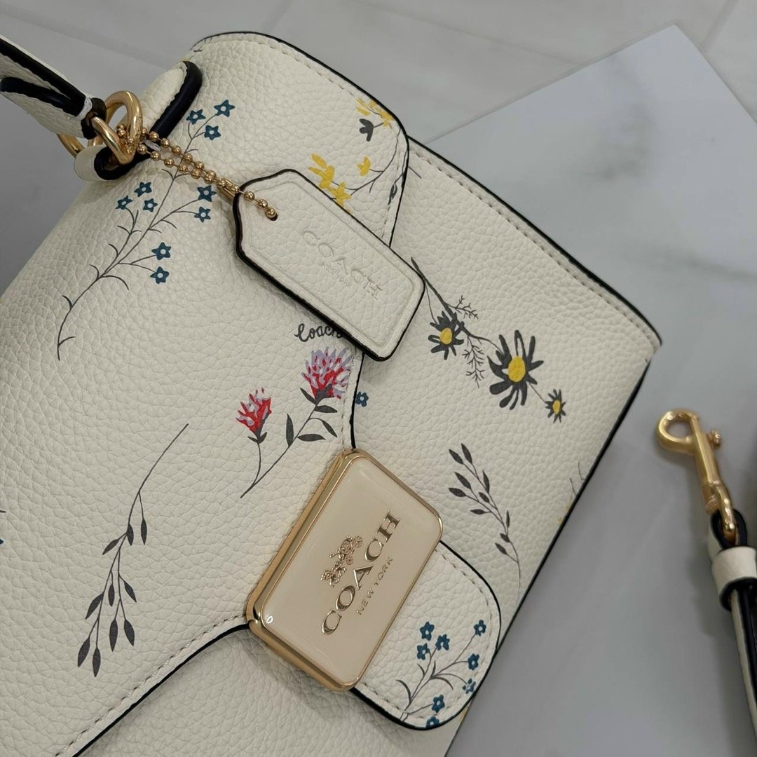 сумка женская coach,сумка coach,сумка,сумки женская,сумка coach с цветами