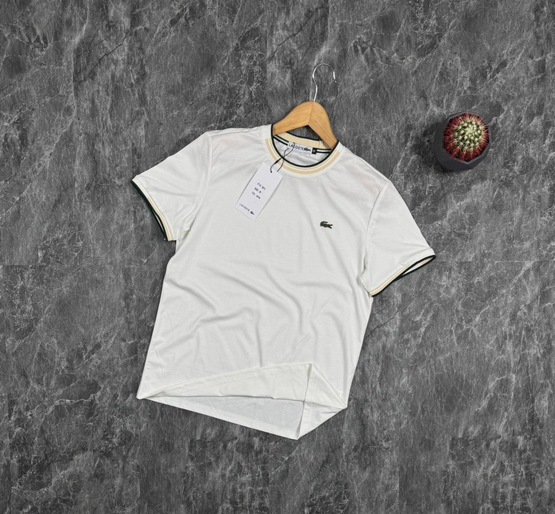 белая лакоста,футболка lacoste,футболка лакост 3д принт,мужские футболки lacoste,lacoste white