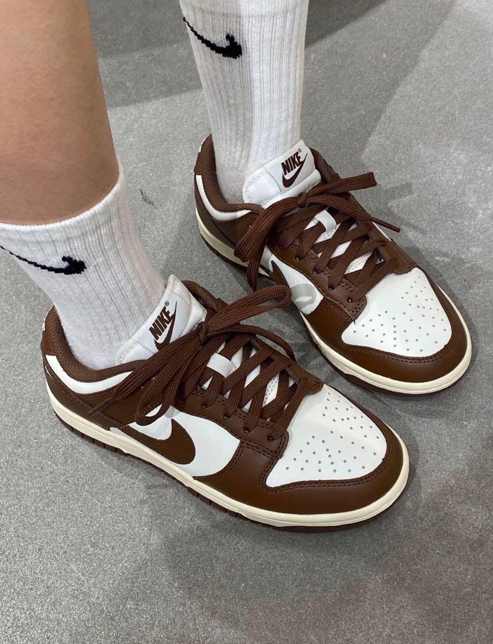 nike коричневые кожаные низкие кроссовки / кеды dunk для мужчин,nike коричневые кожаные низкие кроссовки,кроссовки nike wmns dunk low белый/коричневый,nike коричневые кожаные кроссовки,nike коричневые