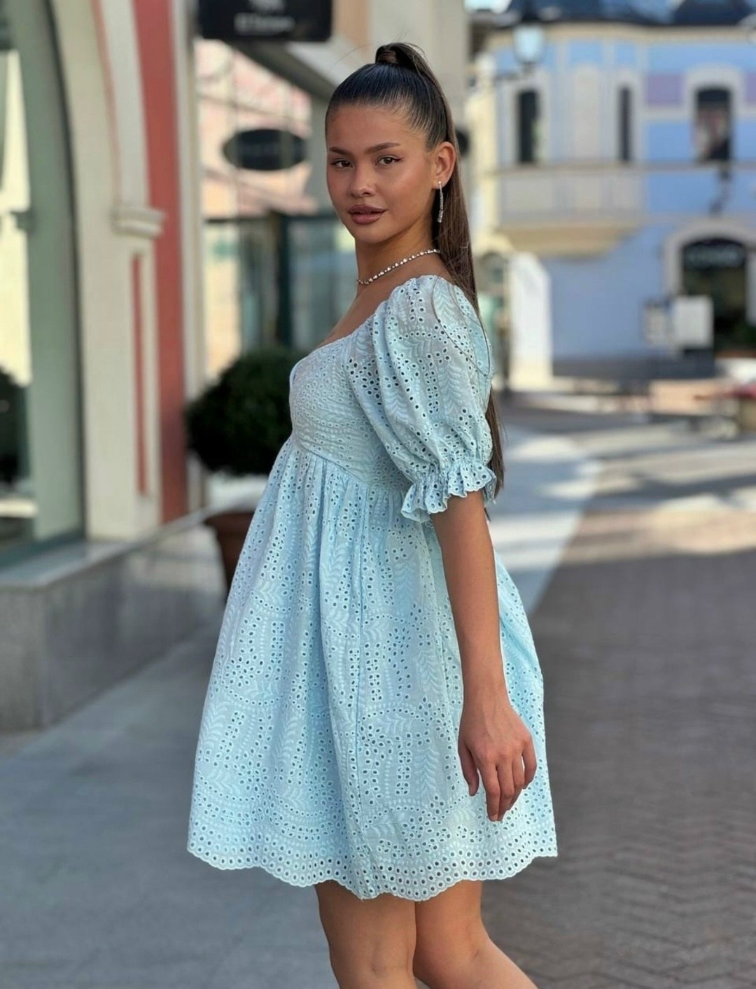 ажурное платье,платье,платье из шитья,хлопковое платье,летнее платье