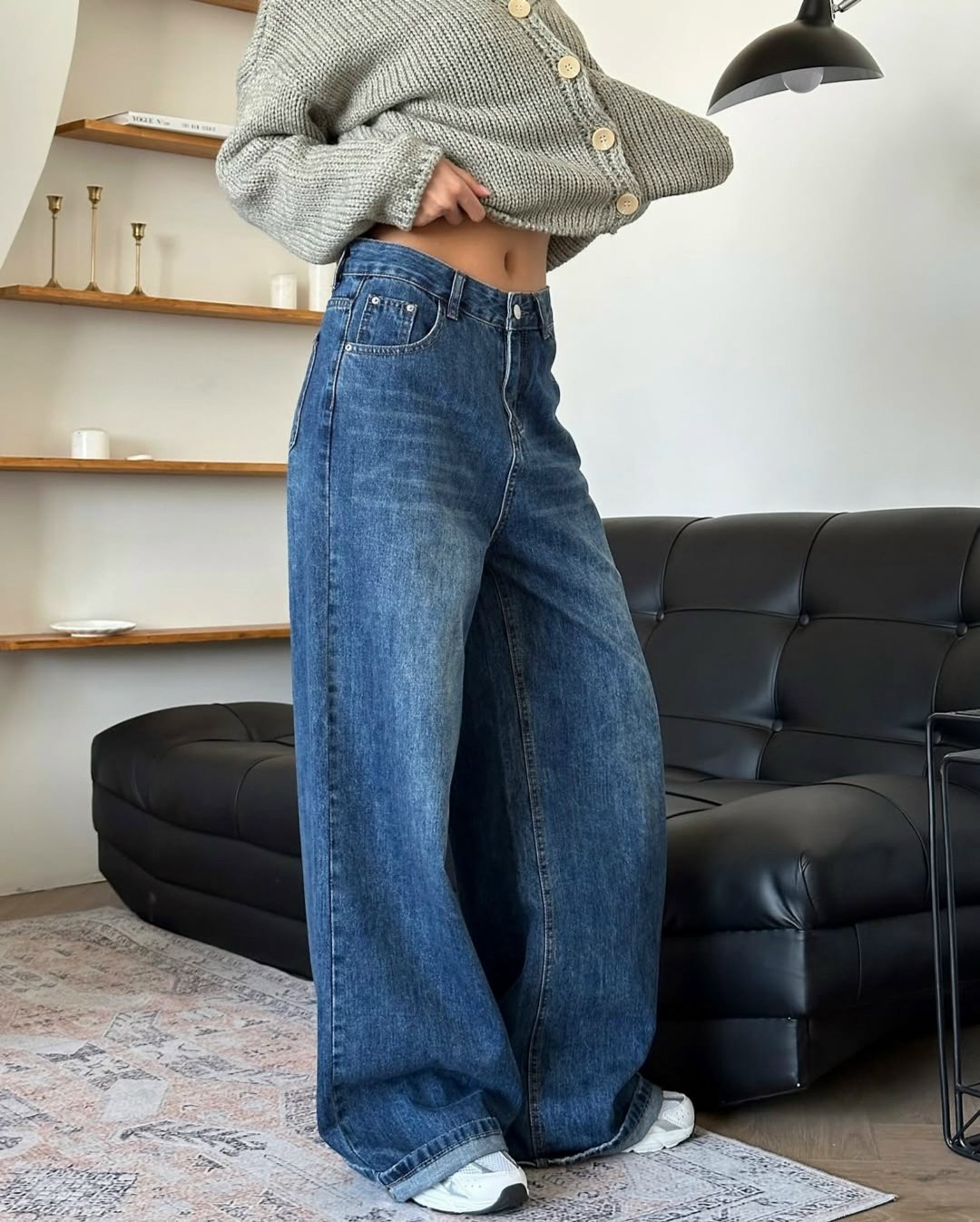 брюки джинсы,джинсы широкие с высокой посадкой dh fashion,женские джинсы,широкие джинсы,джинсы женские с высокой посадкой